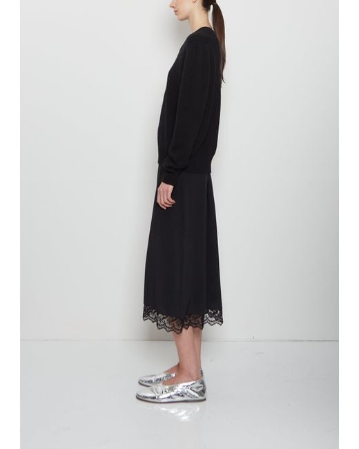 Begg x Co Black Hepburn Cashmere Crewneck