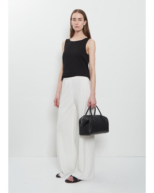The Row Black Faye Bowling Bag