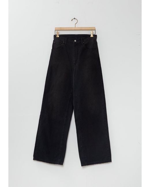 Ssstein White Oxford Vintage Wide Pants