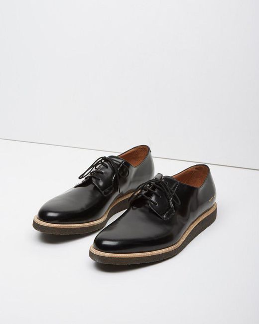 Common Projects Black Derby Shine for men