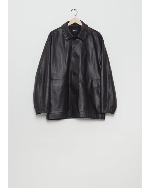 Arpenteur Black Leather Sigma Jacket