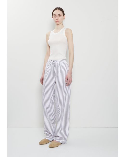 Loulou de Saison White Cisco Cotton Pants