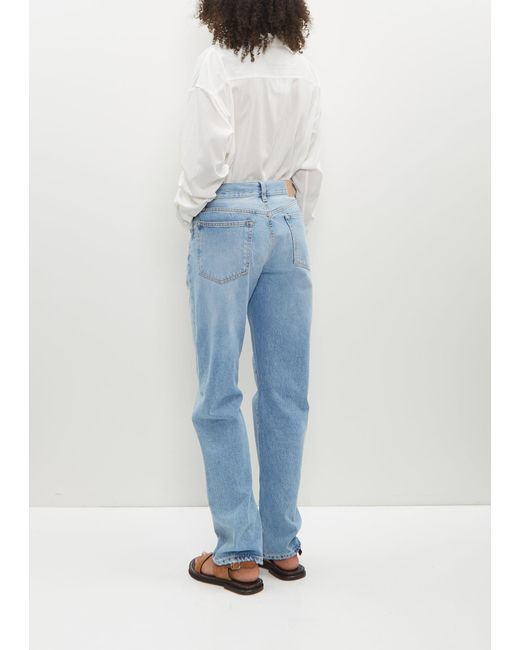 6397 Blue Relaxed Straight Jean