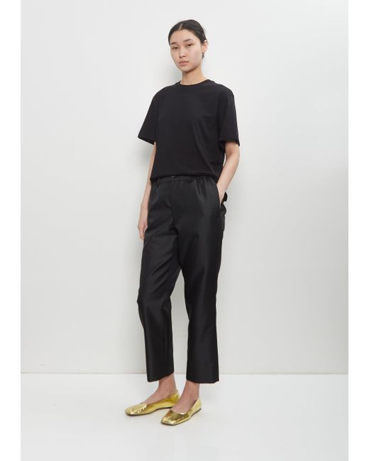 Comme des Garçons Black Twill Tapered Trouser