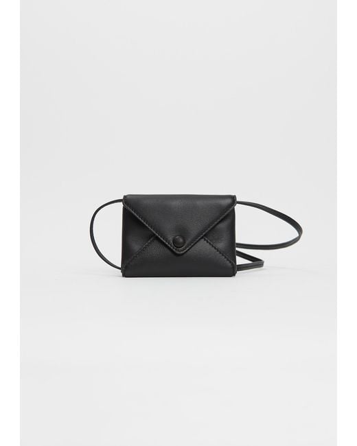 The Row Blue Mini Leather Envelope