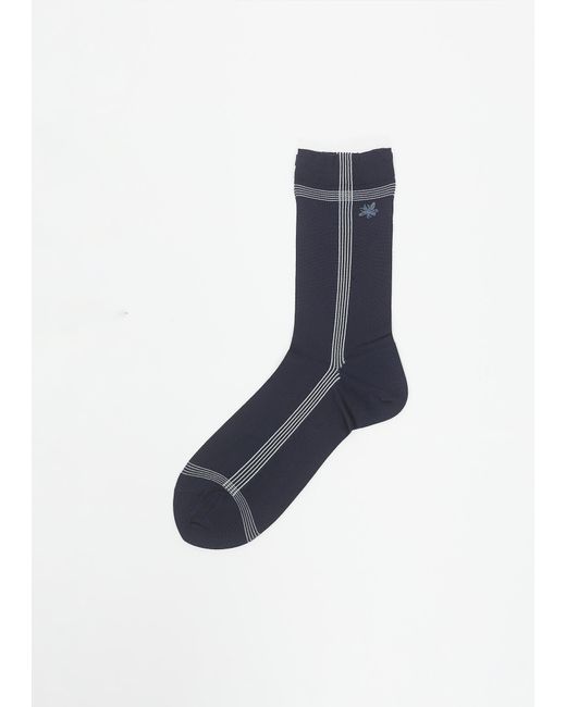 Antipast Blue Side Line Silk Socks