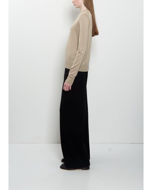The Row Natural Ondre Cashmere Silk Sweater