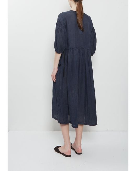 Pas De Calais Blue Ramie Lawn Dress