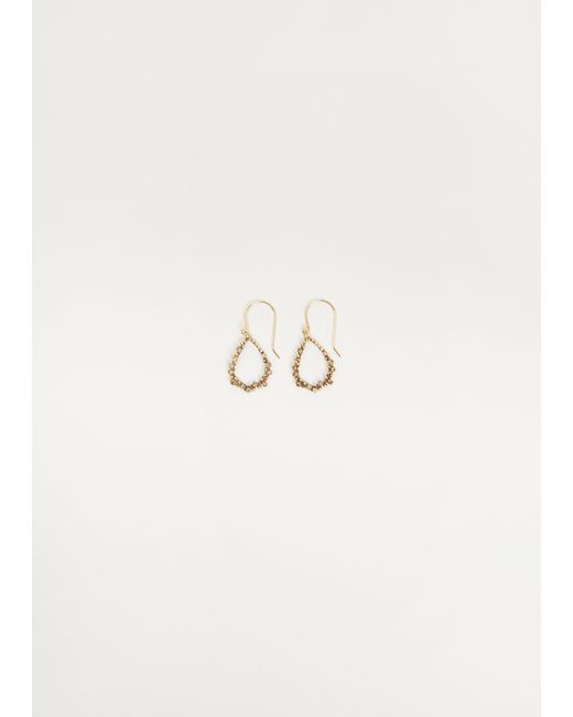 Noguchi Bijoux Natural Bijoux Tsubu Droplet Hoops