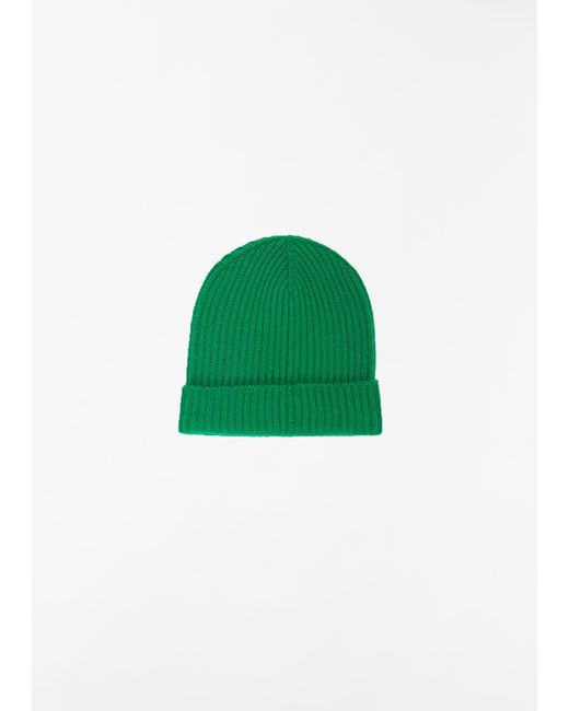 Begg x Co Green Lounge Ribbed Beanie