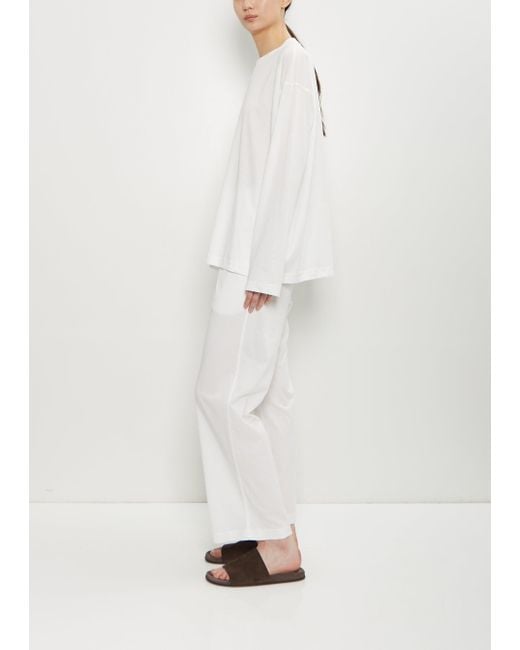 Sofie D'Hoore White Tahoe Cotton Pajama Set