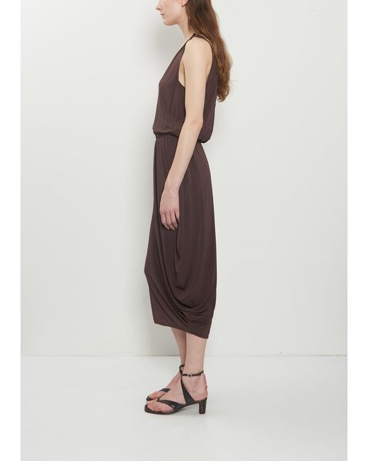Lemaire Multicolor Double Layer Drape Dress