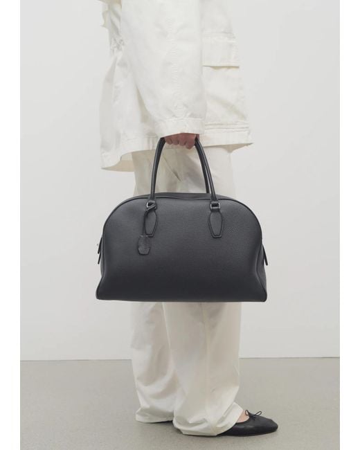 The Row Black India 15.75 - Lux Grain Leather