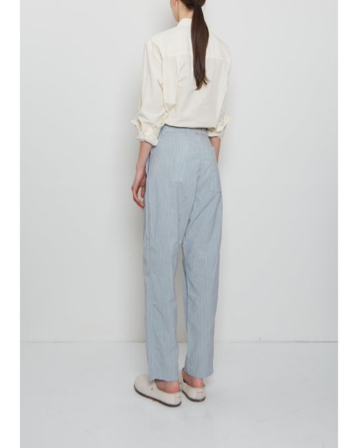 Casey Casey White Basic Cotton Pant