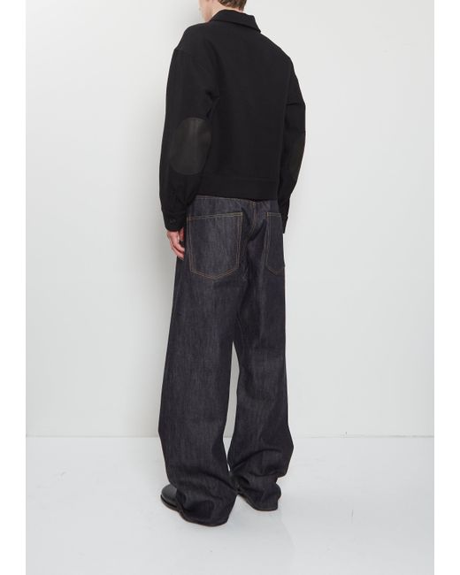 Visvim Men Black Langley Wool Linen Jacket