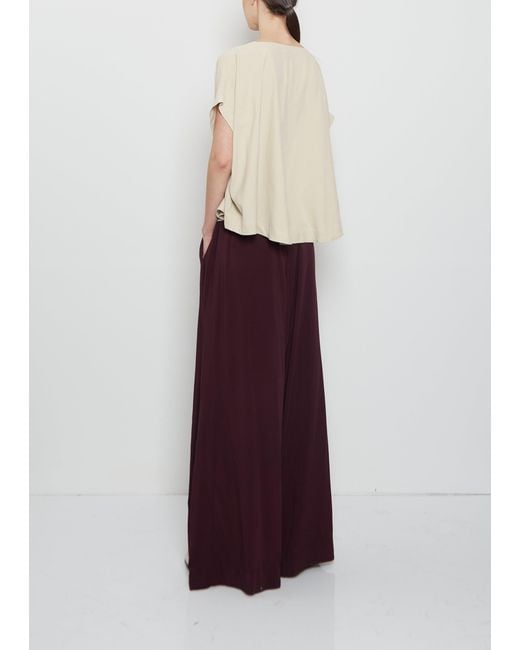 Casey Casey White Francesca Silk Top