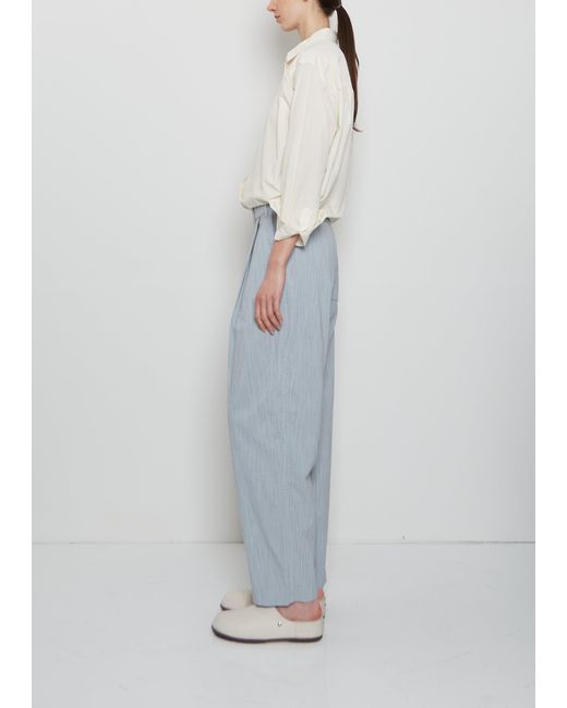 Casey Casey White Basic Cotton Pant