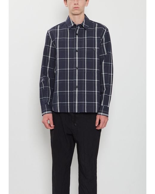 MHL by Margaret Howell Blue Overall Cotton Linen Shirt