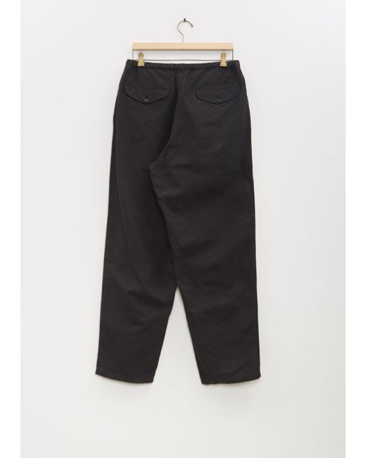 Comoli Men White Cotton Ducks Tapered Pants