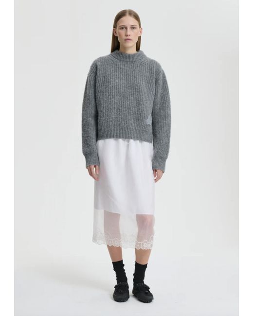 CECILIE BAHNSEN White Bess Neoprene Mary Jane