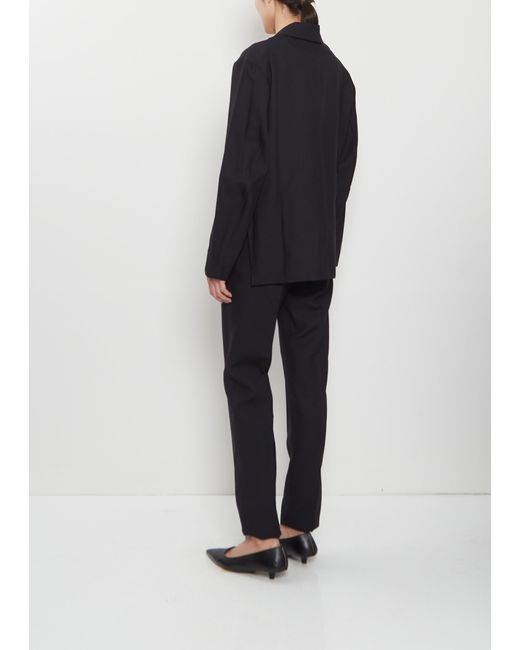 Setchu Black Origami Wool Blend Rubelia Jacket