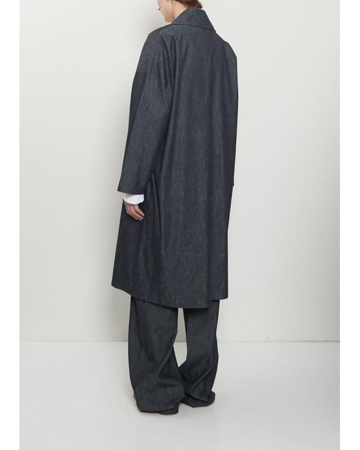 Dusan Blue Oversized Denim Coat