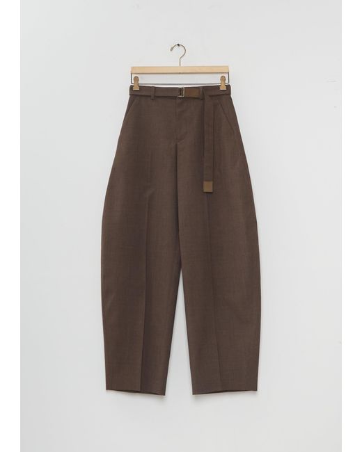Sacai Brown Wool Suiting Pants