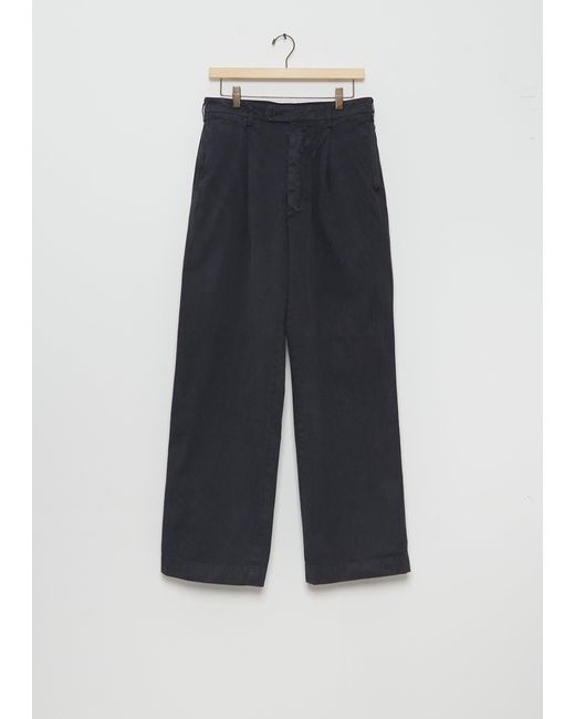 Auralee Blue Finx Light Chino One-tuck Wide Pants