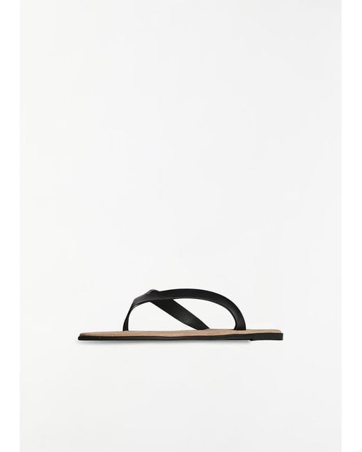 The Row White Beach Flip Flop