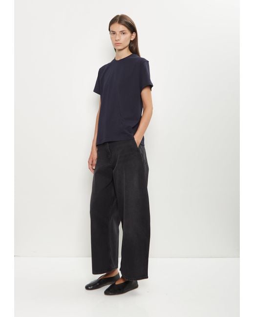 Studio Nicholson Blue Marine Cotton Tee
