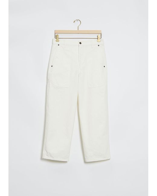 The Row White Hester High-rise Jean