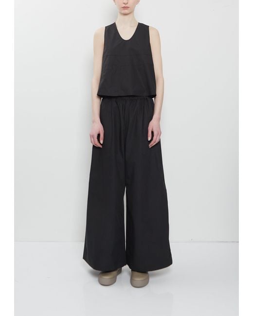 Sofie D'Hoore Black Parana Cotton Wide Leg Pant