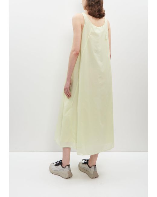 Veilance White Demlo Grid Nylon Tank Dress