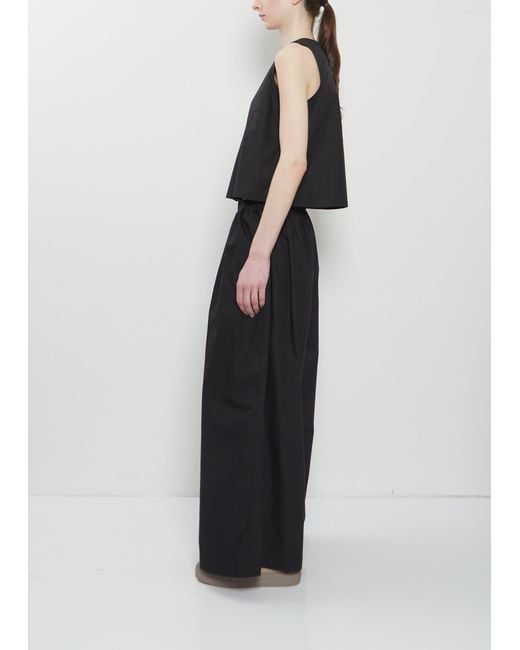Sofie D'Hoore Black Parana Cotton Wide Leg Pant