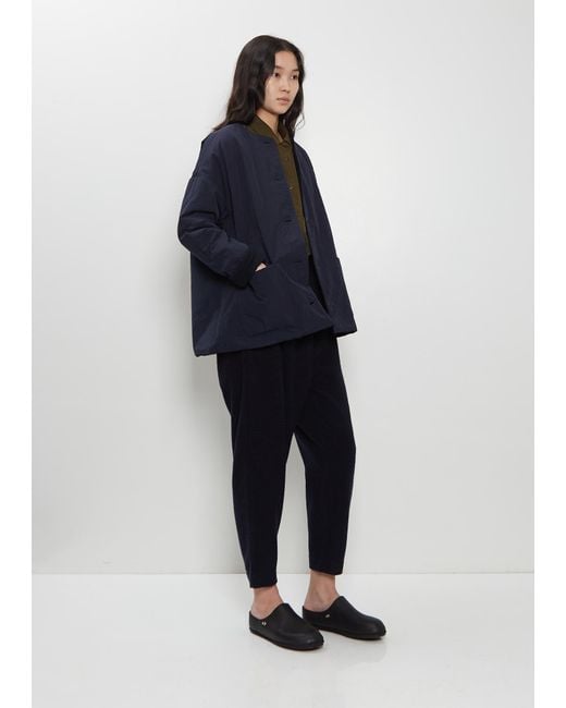 CASEY CASEY ウールカシミヤ テーラードジャケット ネイビー CASEY