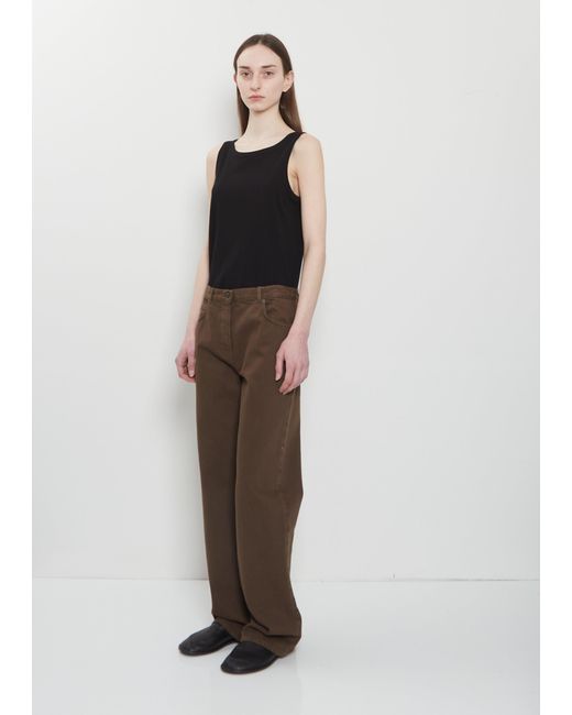 The Row Brown Finbar Cotton Jean