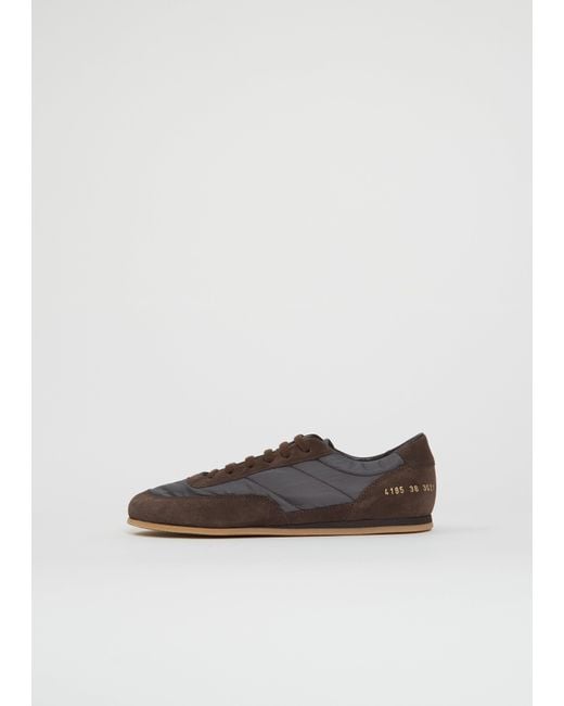 Common Projects White Suede Nylon Minimal Runner
