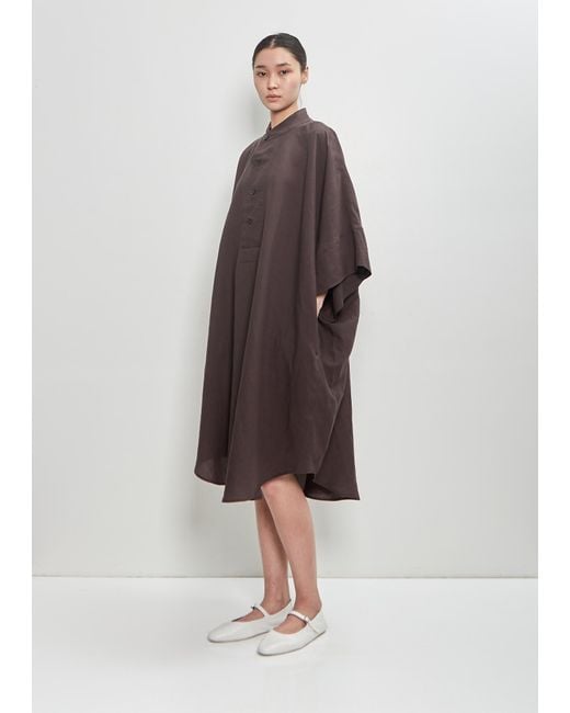 Sono Brown Linen Blend Octo Overshirt