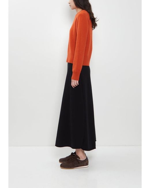 Extreme Cashmere Red N°430 Jeanne Stretch Cashmere Sweater