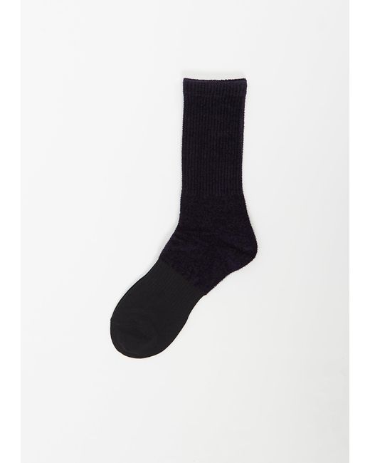Yohji Yamamoto Black Bi Color Socks