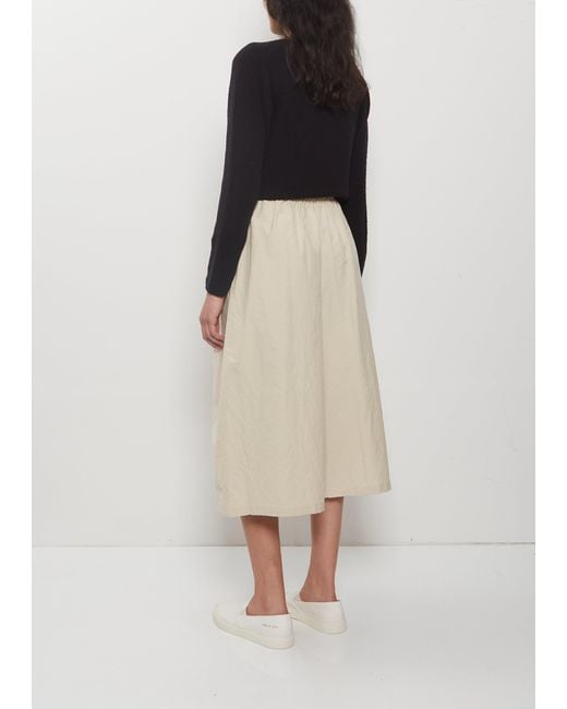 Apuntob Multicolor Technical Cotton Wide Trousers