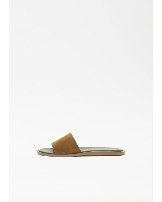 Common Projects White Suede Slide