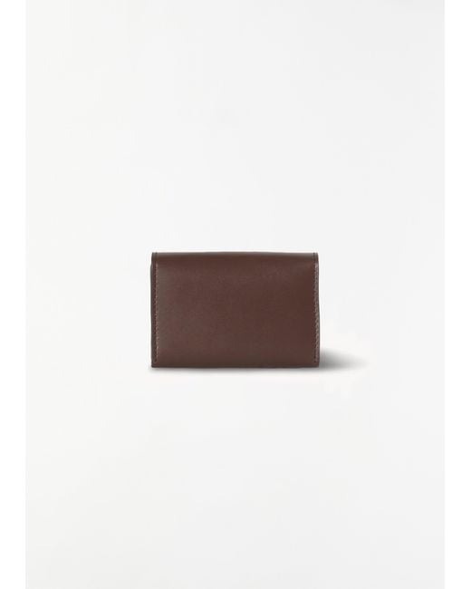 The Rover Ii Wallet The Row Double Travel Leather Wallet in White | Lyst