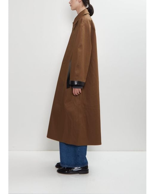 Studio Nicholson Brown X Mackintosh Ettrick Long Mac
