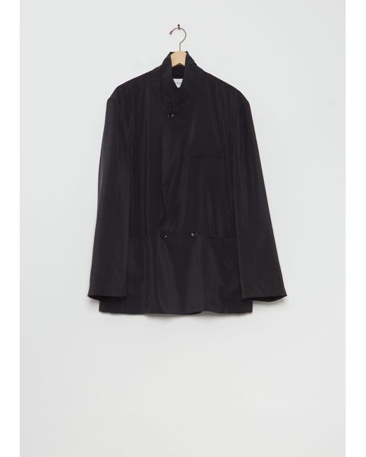 Lemaire Black Soft Double Breasted Jacket