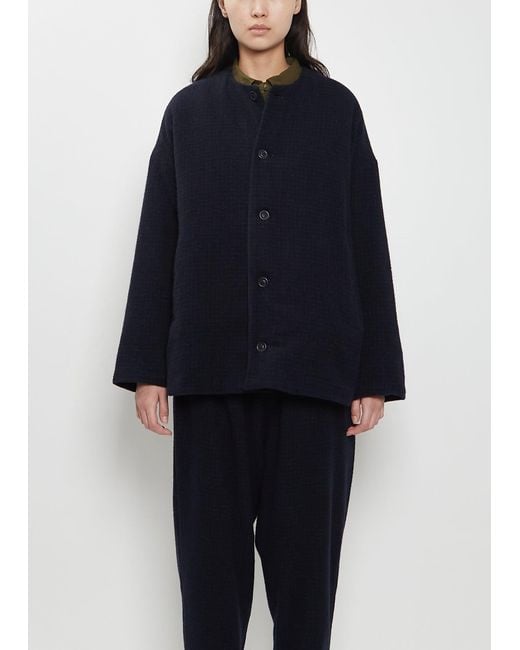 Casey Casey Blue Julia Wool Cashmere Jacket