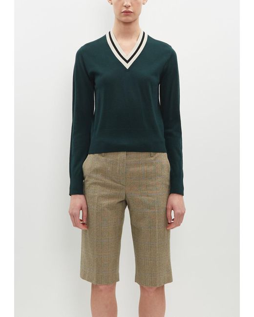 Dries Van Noten Green Tamsim Sweater