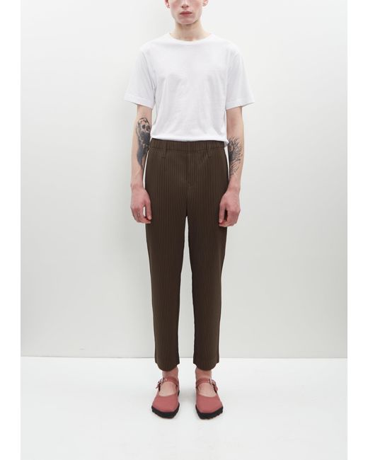 Homme Plissé Issey Miyake White Tailored Pleats 1 Pants