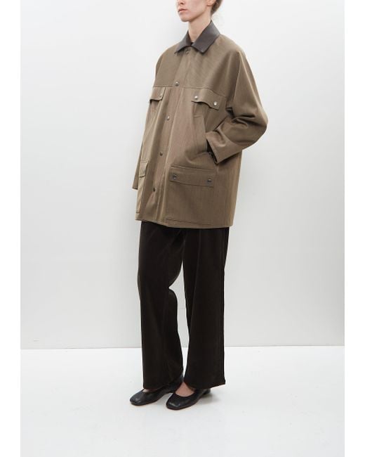 ジャケット・アウター Wool Cavarly Laminate Hunting Blouson Wool Cavarly Twill Laminate Blouson – La Garçonne