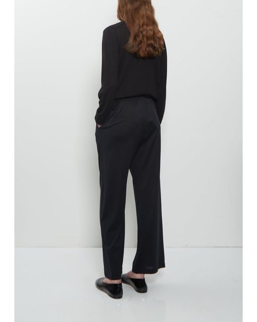 Totême White Silk Cotton Pajama Pant